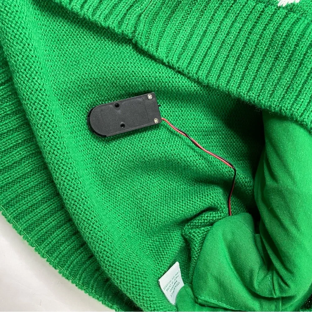 Green Rudolph Ugly Christmas Sweater